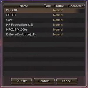 Select Lineage 2 server